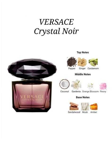 versace crystal noir notes